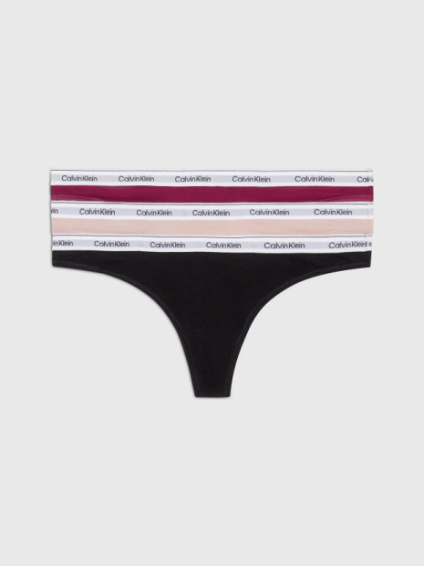 Dámská tanga Calvin Klein 3 pack QD5209/NP6 